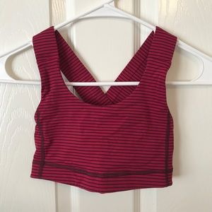 Lululemon Red Sports Bra